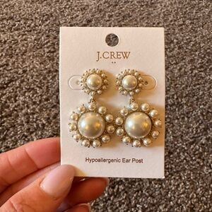 J. Crew pearl earrings
